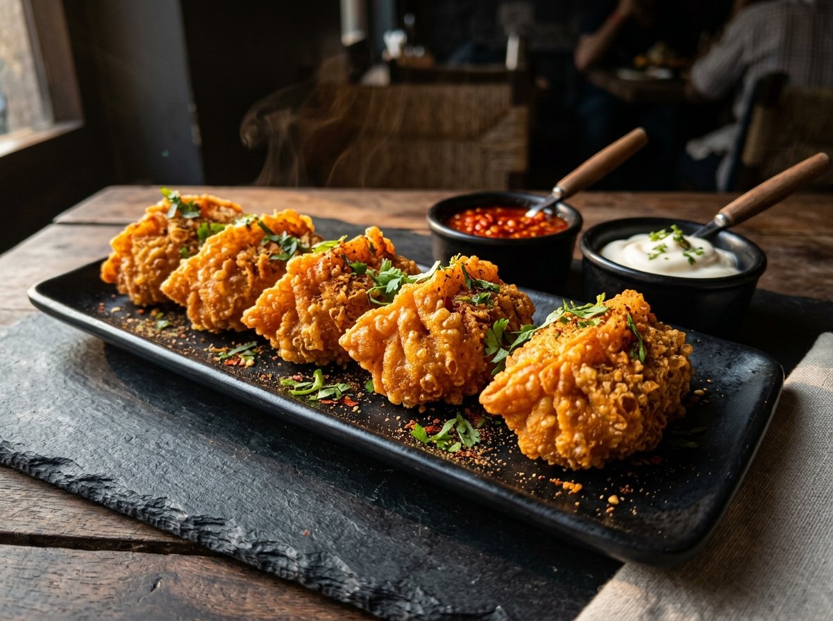 Kurkure / Crunchy Fried Momos